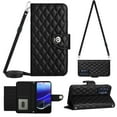 thumbnail image 1 of Charm Style for Moto G Stylus 5G 2022 Case RFID Blocking Wallet Card Holder Leather PU Flip Cover Lanyard Crossbody Strap Women Girl Magnetic Clasp Kickstand for Motorola Moto G Stylus 5G 2022, Black, 1 of 8