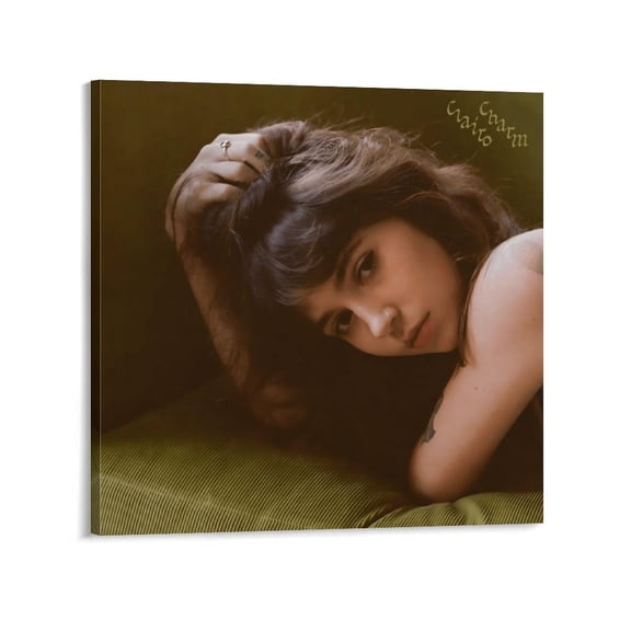 Charm by Clairo Posters & Prints on Canvas Wall Art Poster for Room Decor Unframed 16x16inch(40x40cm)