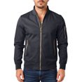thumbnail image 1 of CharmCyan Men Bomber Jacket Lightweight Casual Stand Collar Zip Up Windbreaker Outerwear with Pockets for Daily Wear Navy 3XL, 1 of 1