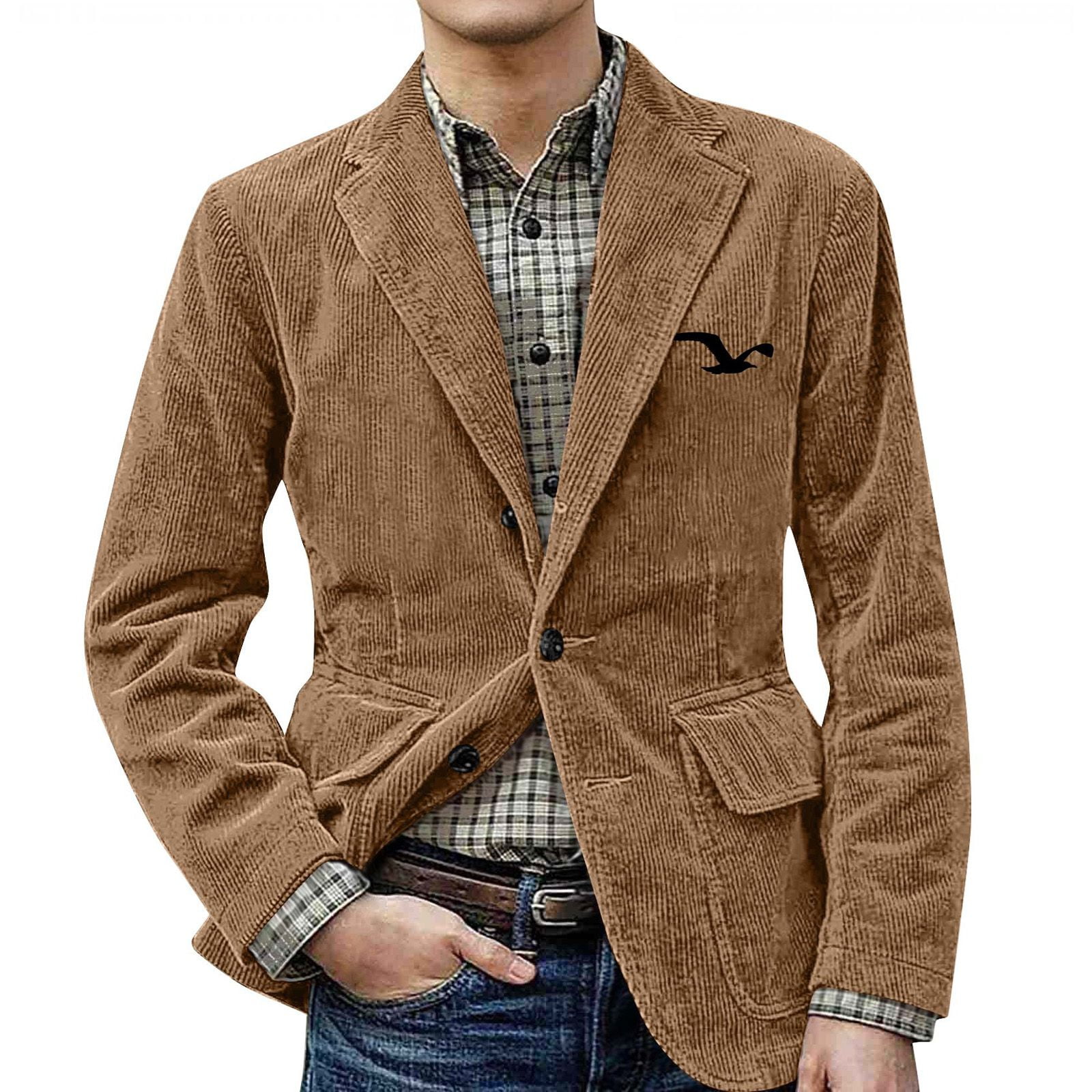 Urbann-Vibe Womens Coat Double Breasted Tailored Fit For Professional Women Classic Notch Lapel Warmth