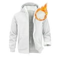 thumbnail image 1 of CharmCyan Men's Casual Warm Hooded Jacket White M, 1 of 2