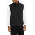 thumbnail image 1 of CharmCyan Men's Full Zip Lightweight Stand Collar Vest with Multiple Zippered Pockets for Layering and Everyday Casual Wear Black XL, 1 of 4