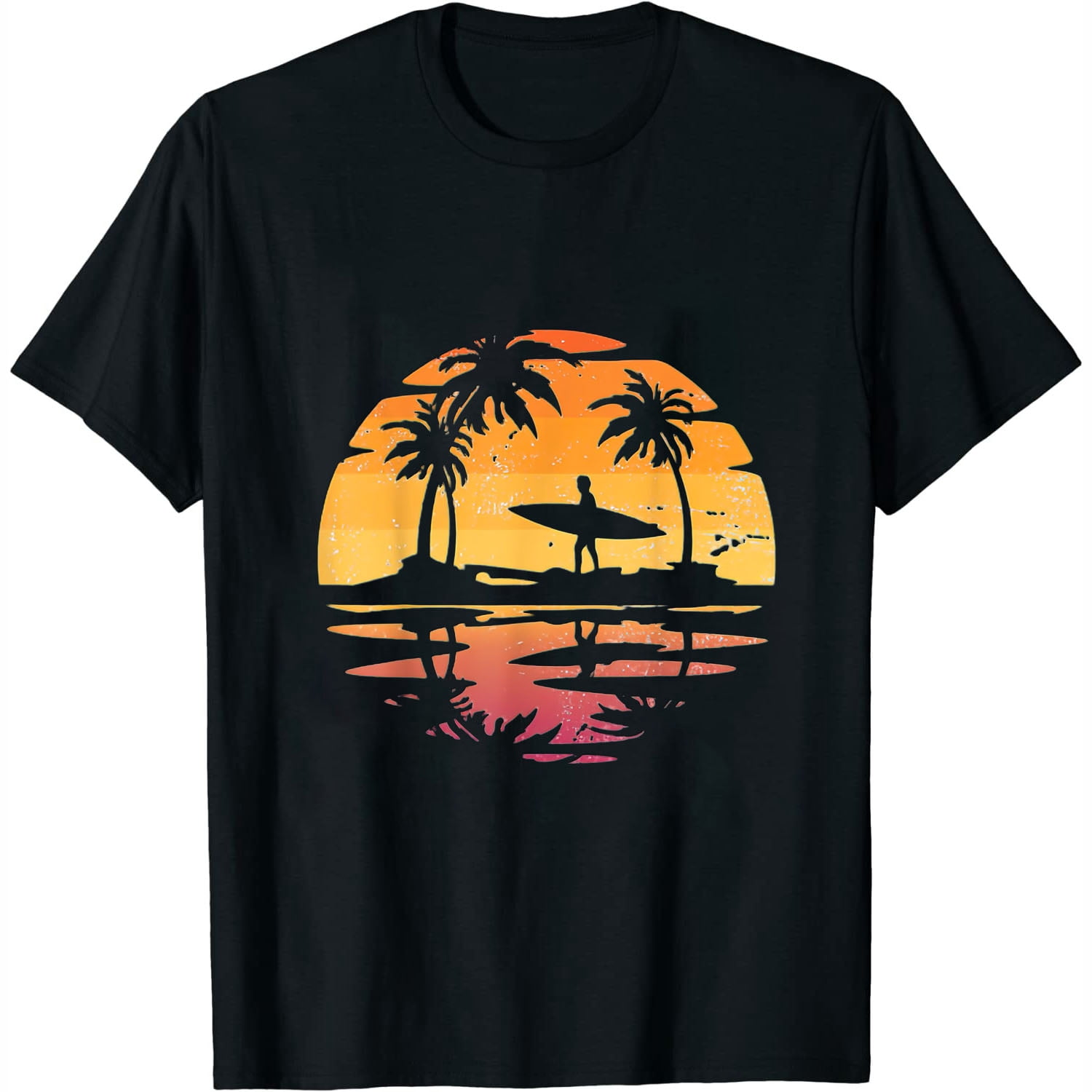 0260~Printed SURF FIT T-shirt main image 1