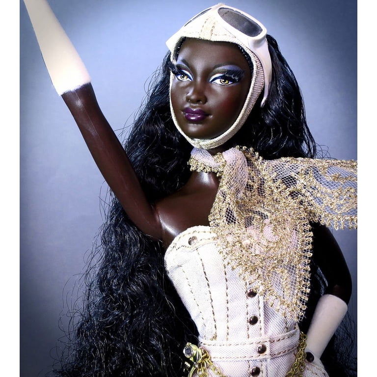 Charmaine King Barbie Doll Byron Lars Passport Collection Gold