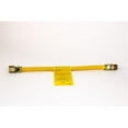thumbnail image 1 of Charman 800-12-B4-24 Yellow Coated Gas Connector - 1/2 in. OD 1/2 in. FIP x 3/8 in. FIP - 24 in. (Pack of 5), 1 of 1