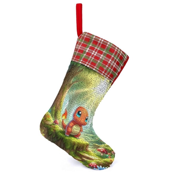 Charman_der Christmas Stocking Santa Claus Stockings Xmax Gift Socks Christmas Tree Decoration Party Ornaments Hangings