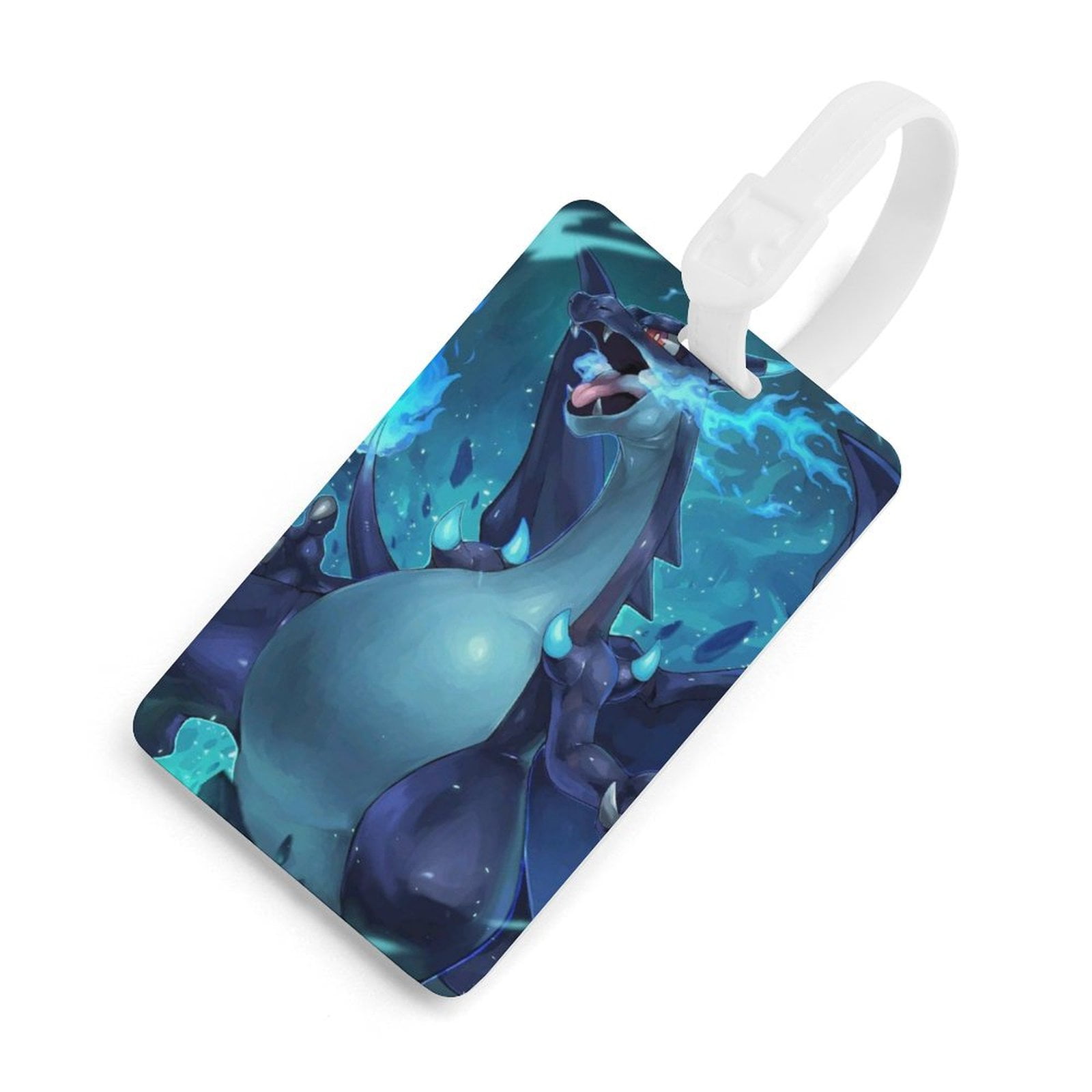 Charmander Anime Go Luggage Tags for Suitcases, Colorful Unique Travel Baggage Bag Tags with