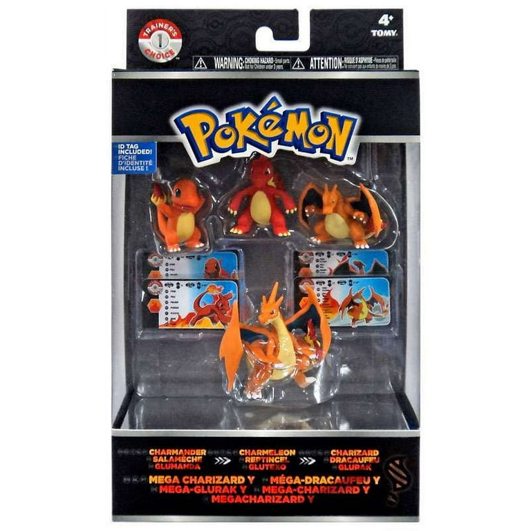 Charmander, Charmeleon, Charizard & Mega Charizard Y Mini Figure 4