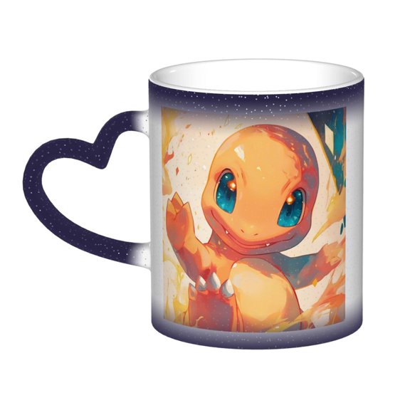 Charmander Color Changing Mug In The Sky Colour Changing Mug Print Ceramic Mug Tea Cup 11 Ounce - Gifts For Home Office Coffee Birthday Gift