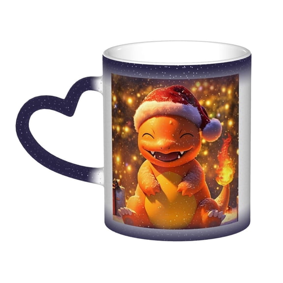 Charmander Color Changing Mug In The Sky Colour Changing Mug Print Ceramic Mug Tea Cup 11 Ounce - Gifts For Home Office Coffee Birthday Gift