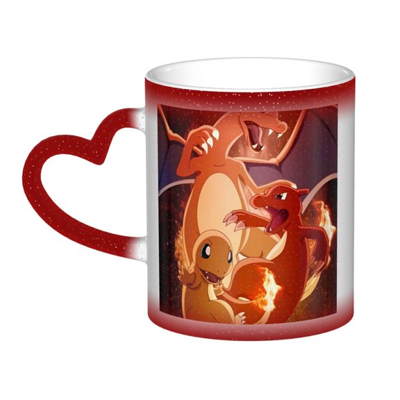 Charmander Color Changing Mug In The Sky Colour Changing Mug Print Ceramic Mug Tea Cup 11 Ounce - Gifts For Home Office Coffee Birthday Gift