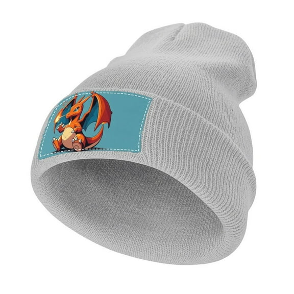 Charmander Fashion Knitted Cap Unisex Outdoors Hip Hop Knit Caps Comfortable Warm Winter Hats
