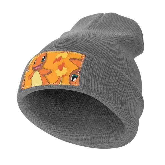 Charmander Fashion Knitted Cap Unisex Outdoors Hip Hop Knit Caps Comfortable Warm Winter Hats