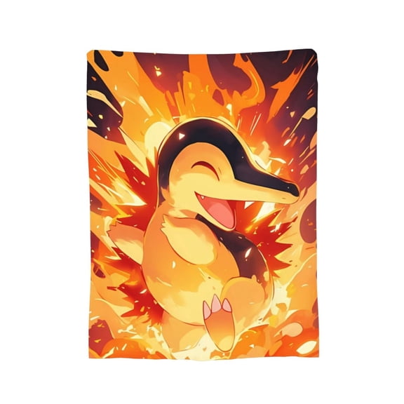 Charmander Blanket, Soft Flannel Throw Cozy Flannel Blankets Travel Throw Blanket Super Soft Lightweight Bedding Lap Chair Sofa for Adults Kids Teens 40"X30"