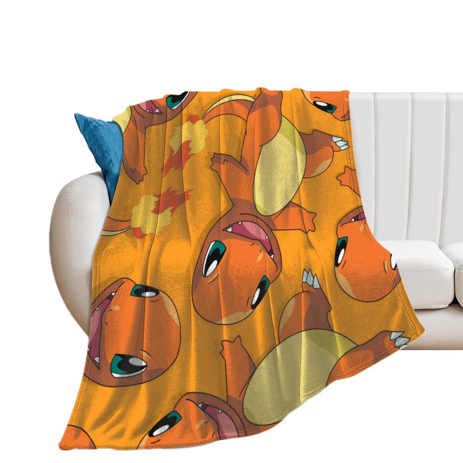 Charmander Mega X Y Anime Go Blanket Decor Throw Blankets Ultra Soft