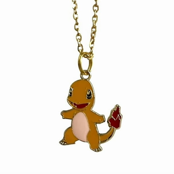 Charmander Necklace Pokemon Charm Pendant