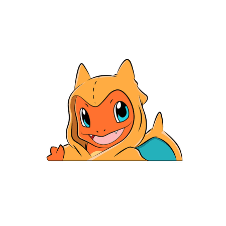 Charmander Sticker – The Perfect Cute Dragon with a Personal Touch