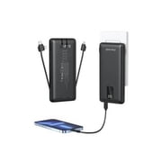 Charmast Built-in AC Plug & Cables 10000mAh Power Bank