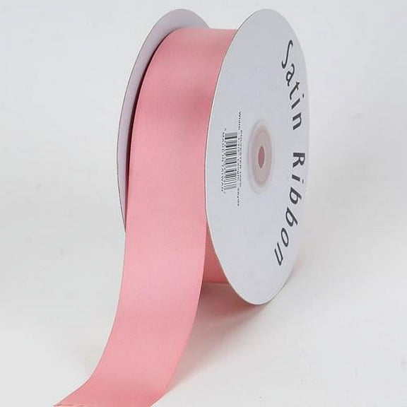 Charmed 7/8" 100% Polyester Single Face Satin Ribbon; High Quality; 100 Yards; Dusty Rose