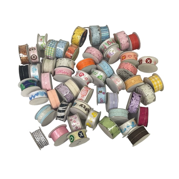Charmed Assorted 5/8" Ribbon 56 Rolls 112 Yards Arts Crafts and Scrapbooking