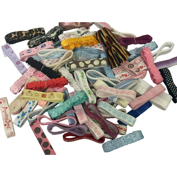 Charmed Assorted 5/8" Ribbon 72 Bunches 144 Yards Arts Crafts and Scrapbooking