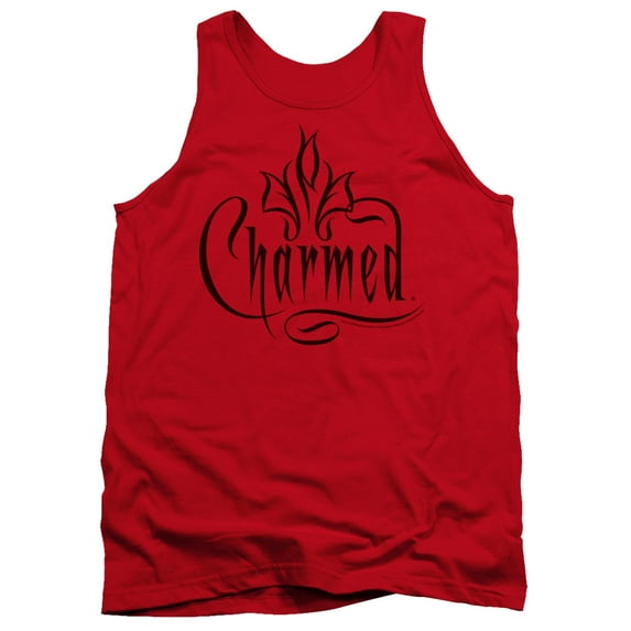 Charmed Charmed Logo Adult Tank Top Red