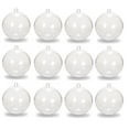 thumbnail image 1 of Charmed Clear Plastic All Occasion Ball Ornaments, 12 Count (1.97"), 1 of 4