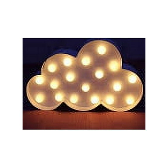 Charmed Cloud 3D LED Night Lights Warm White Lights