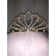 thumbnail image 1 of Charmed Gold Cloud Looping Shape Rhinestone Tiara for Wedding, Communion; Birthday, 1 of 3