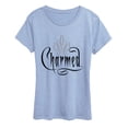 thumbnail image 1 of Charmed - Large Black Logo - Women's Short Sleeve Graphic T-Shirt, 1 of 3