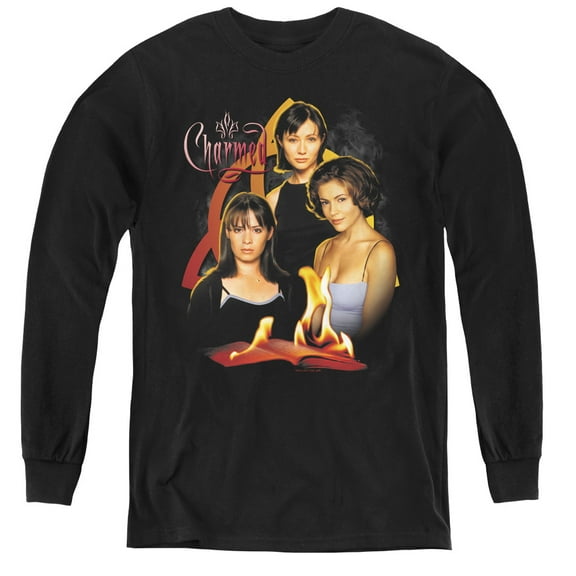 Charmed - Original Three - Youth Long Sleeve Shirt - Medium