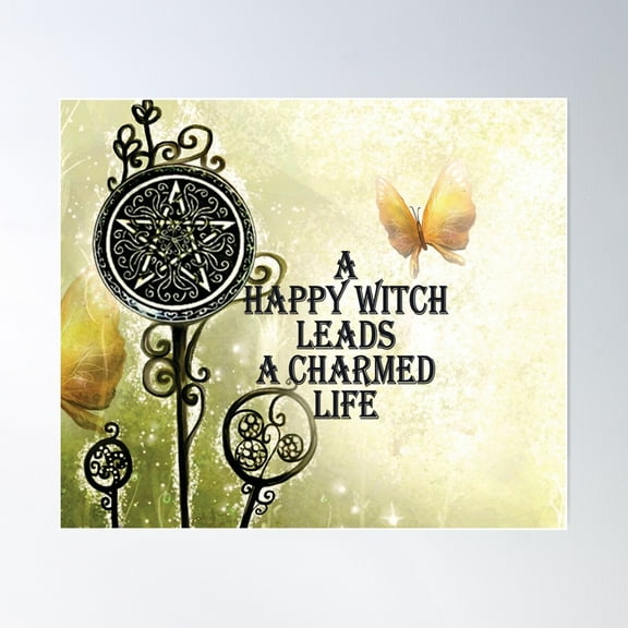 Charmed Poster Wall Art, Modern Wall Decor For Living Room Bedroom, 8x12 UNFRAMED
