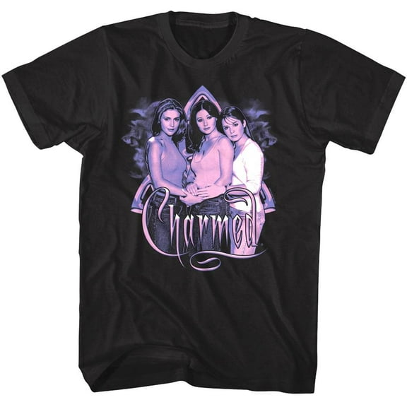 Charmed Witch Sisters Men's T Shirt (Black, AdultS)
