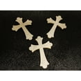thumbnail image 1 of Charmed Silver Wooden Cross Ornaments for holy communion/baptism; 20 Pieces, 1 of 1