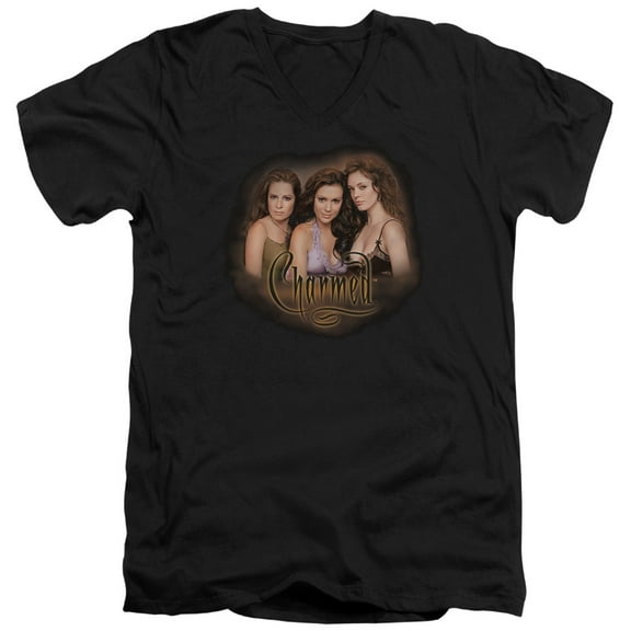 Charmed - Smokin - Slim Fit V Neck Shirt - Small