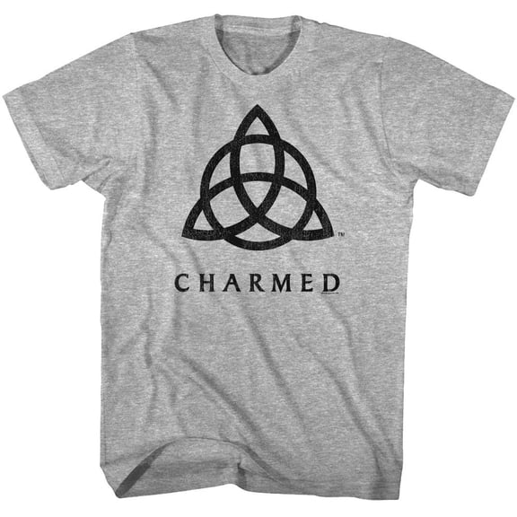 Charmed Celtic Trinity Knot Men's T Shirt (GraphiteGrayHeather, AdultS)