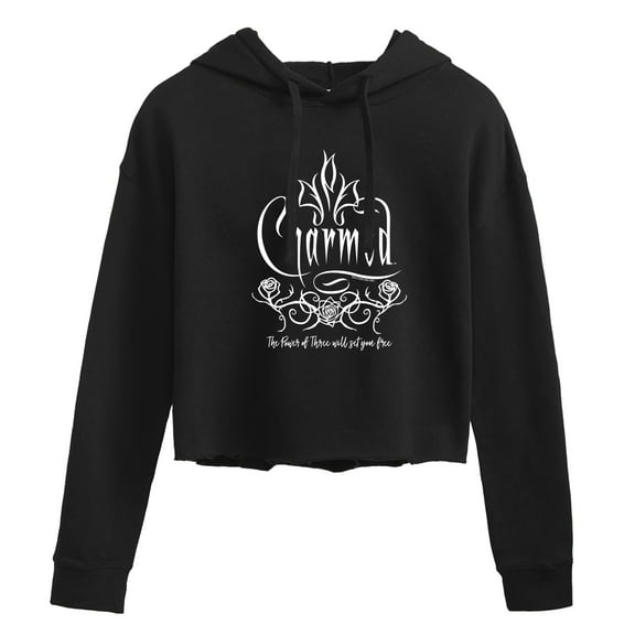 Charmed - The Power of Three Will Set You Free - Juniors Cropped Pullover Hoodie