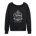 thumbnail image 1 of Charmed - The Power of Three Will Set You Free - Women's Lightweight French Terry Long Sleeve Shirt, 1 of 5