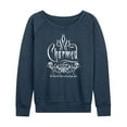 thumbnail image 1 of Charmed - The Power of Three Will Set You Free - Women's Lightweight French Terry Long Sleeve Shirt, 1 of 5