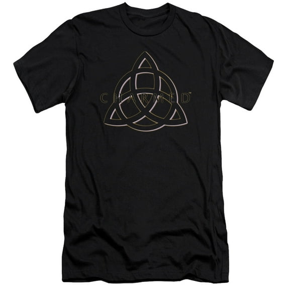 Charmed - Triple Linked Logo - Premium Slim Fit Short Sleeve Shirt - Large