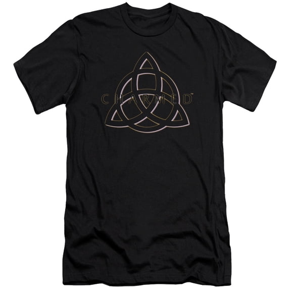 Charmed - Triple Linked Logo - Premium Slim Fit Short Sleeve Shirt - Medium