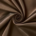 thumbnail image 1 of Polyester Charmeuse Satin 95 GSM Lightweight 58/60 Inch Silky Fabric By The Yard For Sewing Apparel, Accessories, & Décor - Brown (1 Yard), 1 of 3