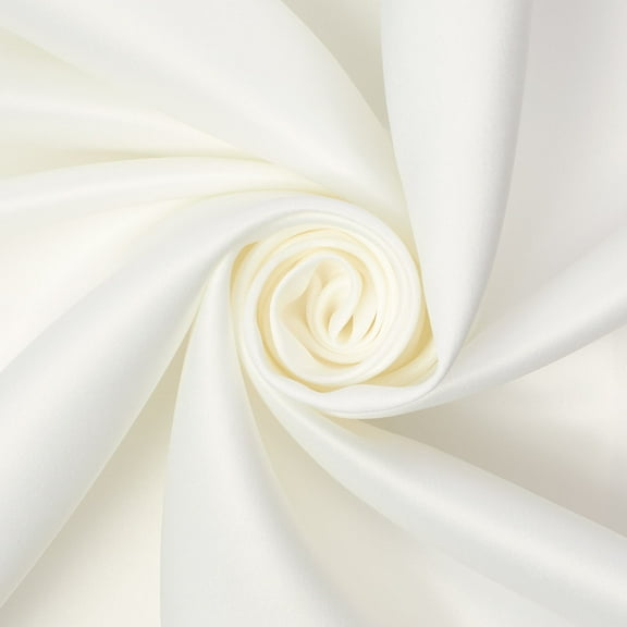 Charmeuse Bridal Satin Fabric for Wedding Dress 60" inches By the Yard Charmuse (Off White)