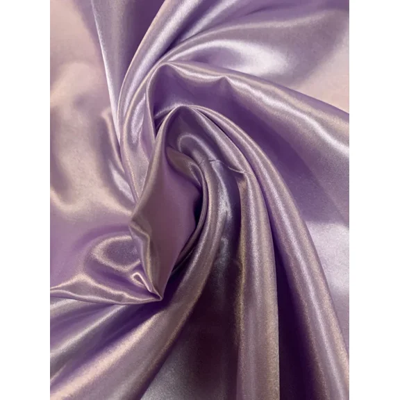 Burlap Fabrics Charmeuse Lavender - 60 Inch Wide Luxurious Satin Fabric Sold by the Yard