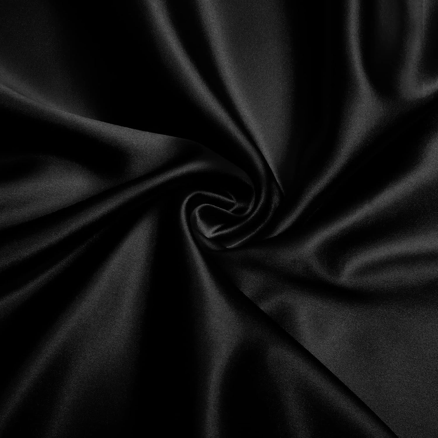 Travois Tipi Black Satin Fabric By the Yard Pre Order