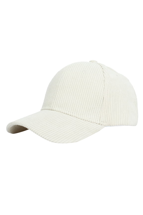 Baseball Cap Clearance, Corduroy Baseball Cap for Men Women Sports Hats Warm Outdoor Travel Gift Trucker Hat, Top Hats for Women White