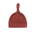 thumbnail image 1 of Charmgo Baseball Cap Clearance, Newborn Hats Autumn Winter Soft & Warm Knotted Cap for Boys and Girls - Organic Baby Hats 0-6 Month Old Golf Hat, Trucker Hat for Women Wine One Size, 1 of 2