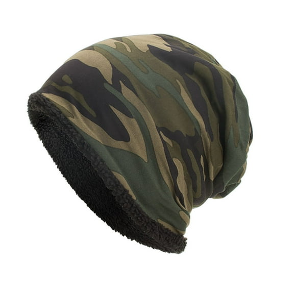 Charmgo Baseball Cap Clearance, Women Men Warm Baggy Camouflage Crochet Winter Wool Ski Beanie Skull Caps Hat Trucker Hat, Top Hats for Women Army Green