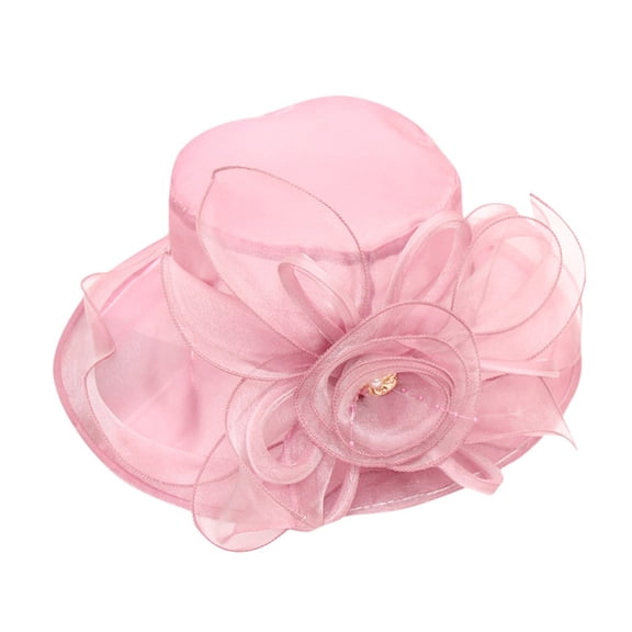 Charmgo Baseball Cap Clearance, Women's Church Kentucky Daily Cap Fascinator Bridal Tea Party Wedding Hat Golf Hat, Trucker Hat for Women Rose Gold One Size
