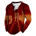 Charmgo Halloween Shirts Clearance, Men's Fashion Spring and Autumn